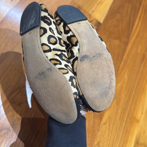 Sam Edelman Studded Flat Ponyhair Leopard size 6 - Picture 3 of 3